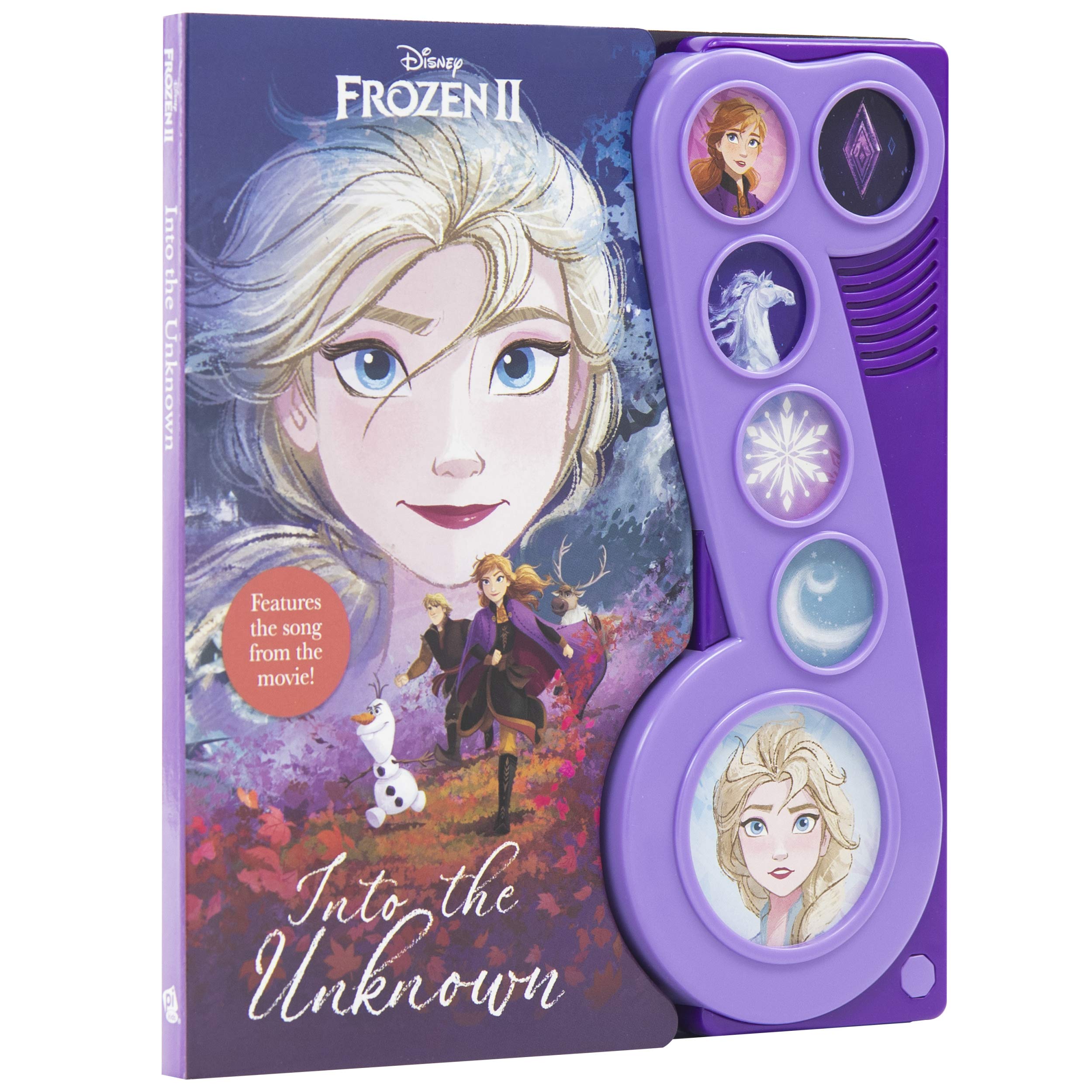 Disney Frozen 2 Elsa, Anna, Olaf, And More!  Into The Unknown Little Music Note Sound Book  Pi Kids (Playasong),Used