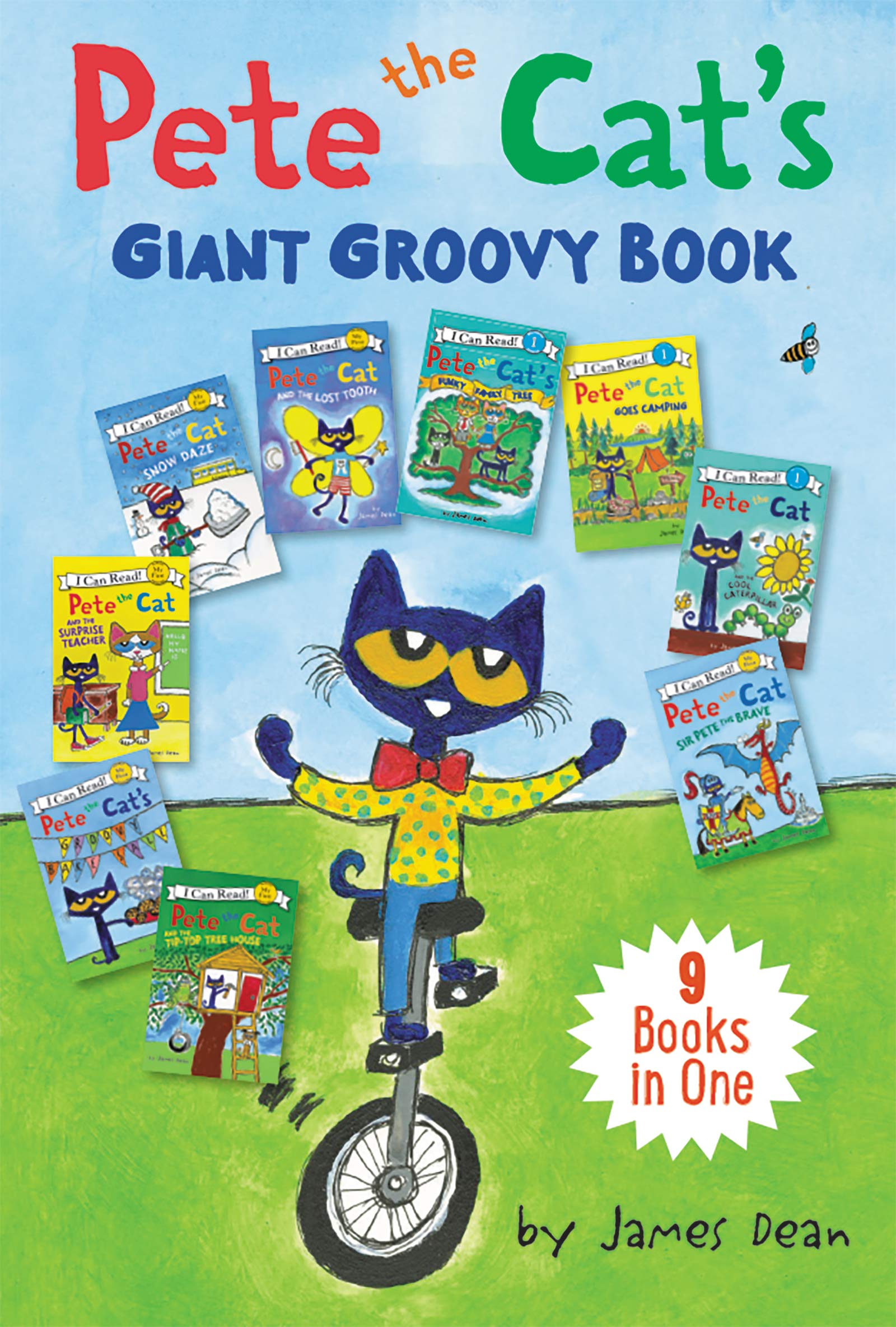 Pete The Cat'S Giant Groovy Book: 9 Stories In 1 Book (My First I Can Read)