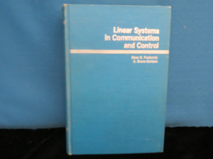 Linear Systems In Communication And Control,Used
