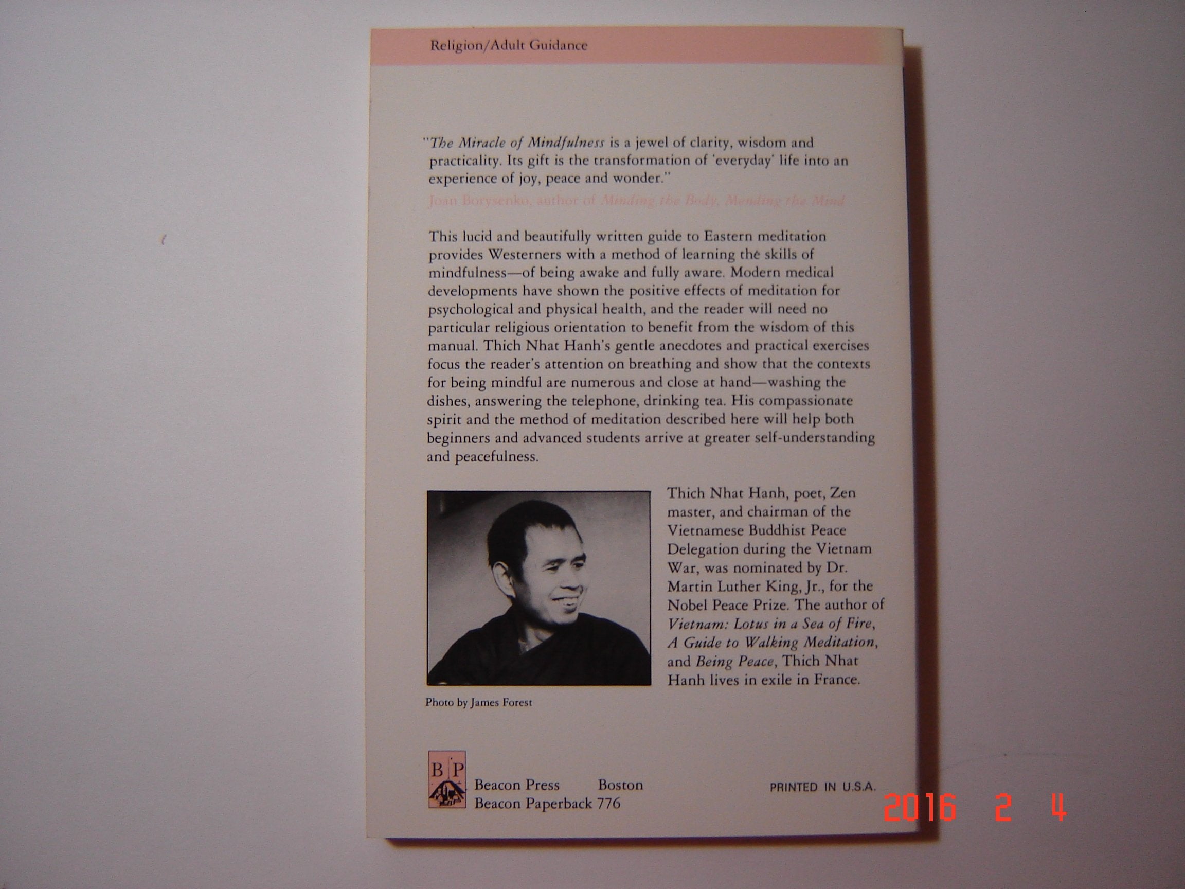 The Miracle of Mindfulness: A Manual on Meditation,Used