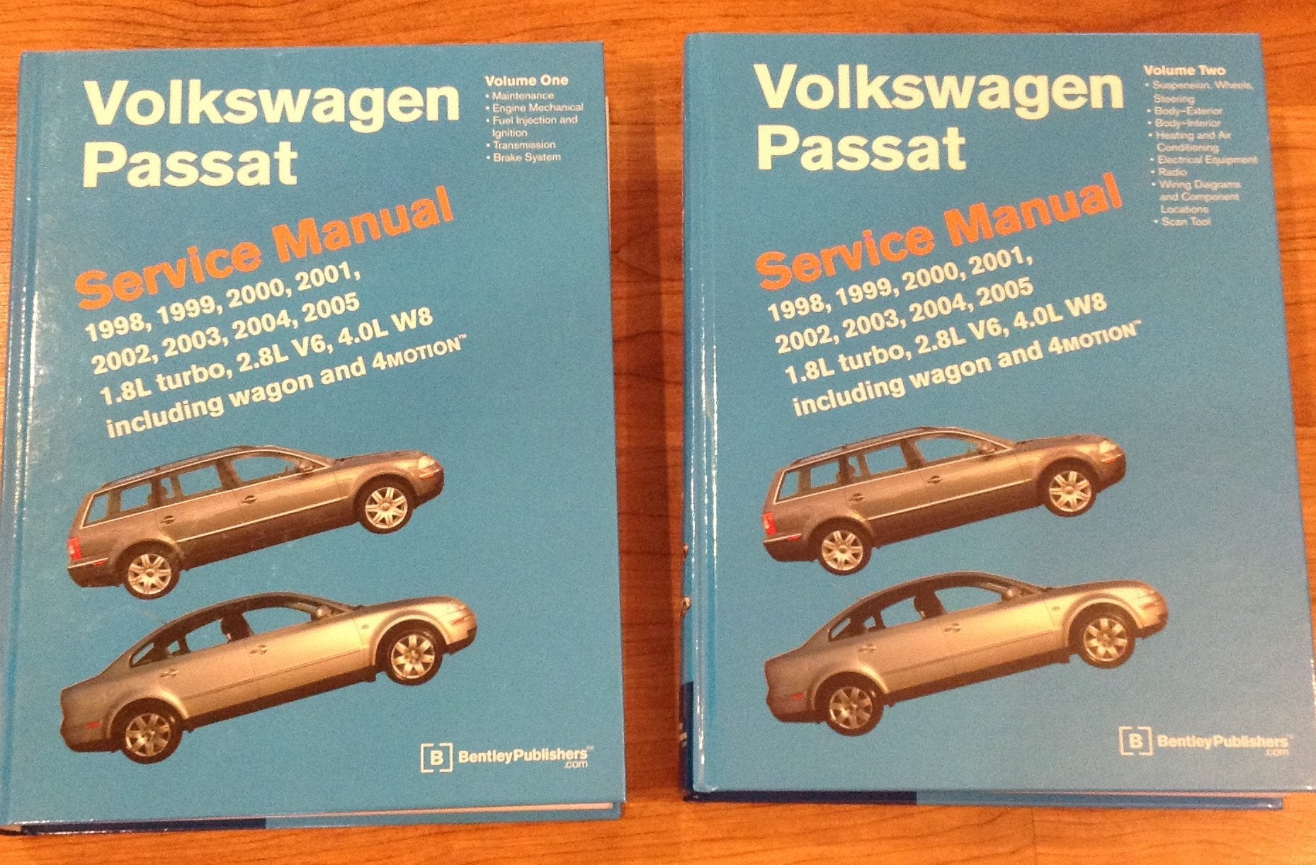 Volkswagen Passat (B5) Service Manual: 1998, 1999, 2000, 2001, 2002, 2003, 2004, 2005 [2 Volume Set]