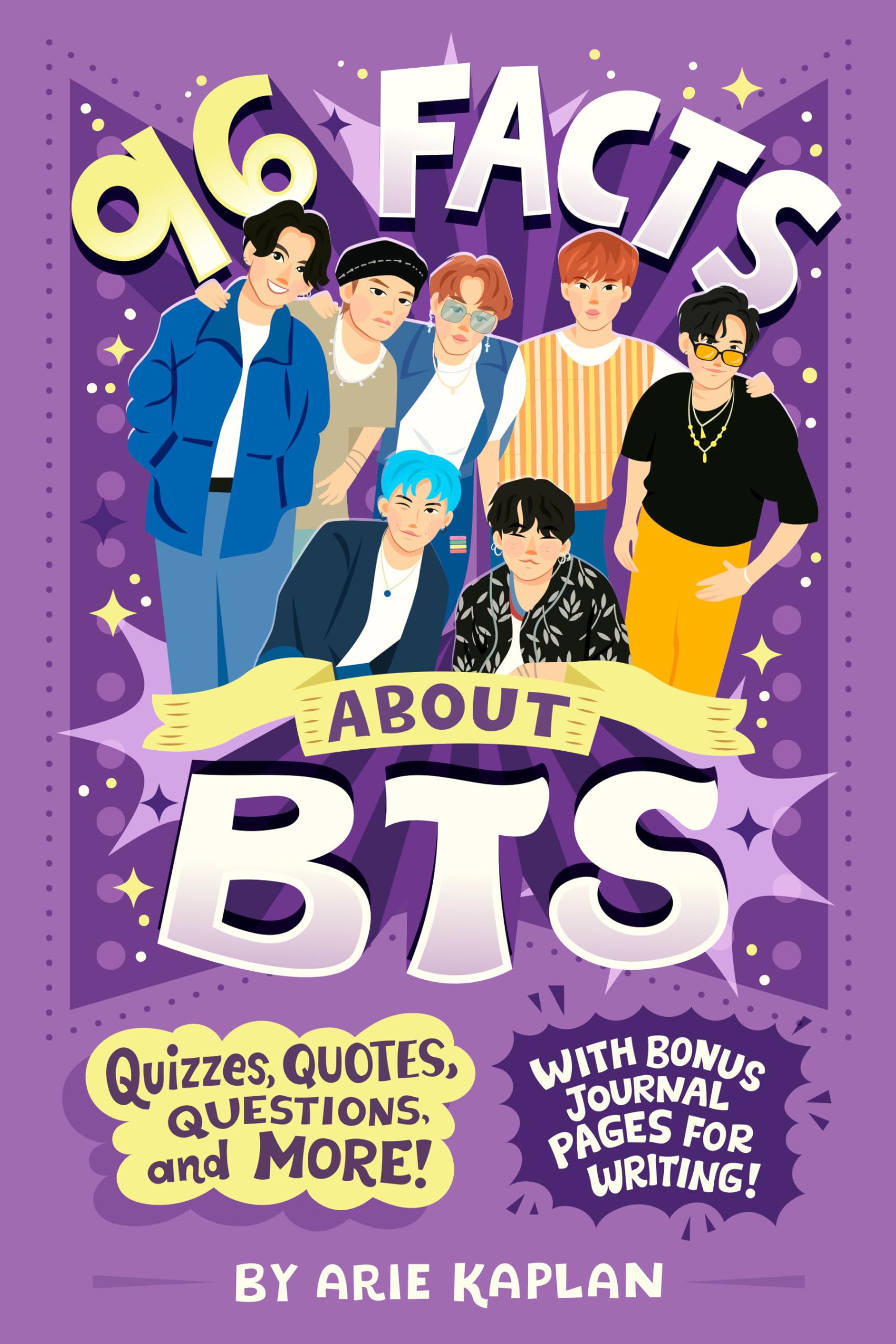 96 Facts About Bts: Quizzes, Quotes, Questions, And More! With Bonus Journal Pages For Writing!,Used