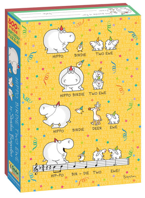 Hippo Birdie Two Ewe: 300Piece Birthday Puzzle! (Boynton For Puzzlers),New
