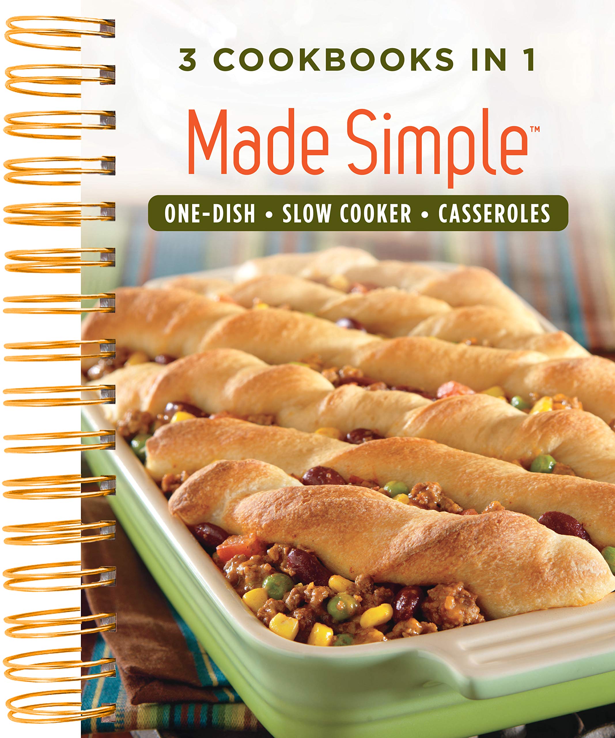 Made Simple: One Dish, Slow Cooker, Casseroles  3 Cookbooks in 1,Used