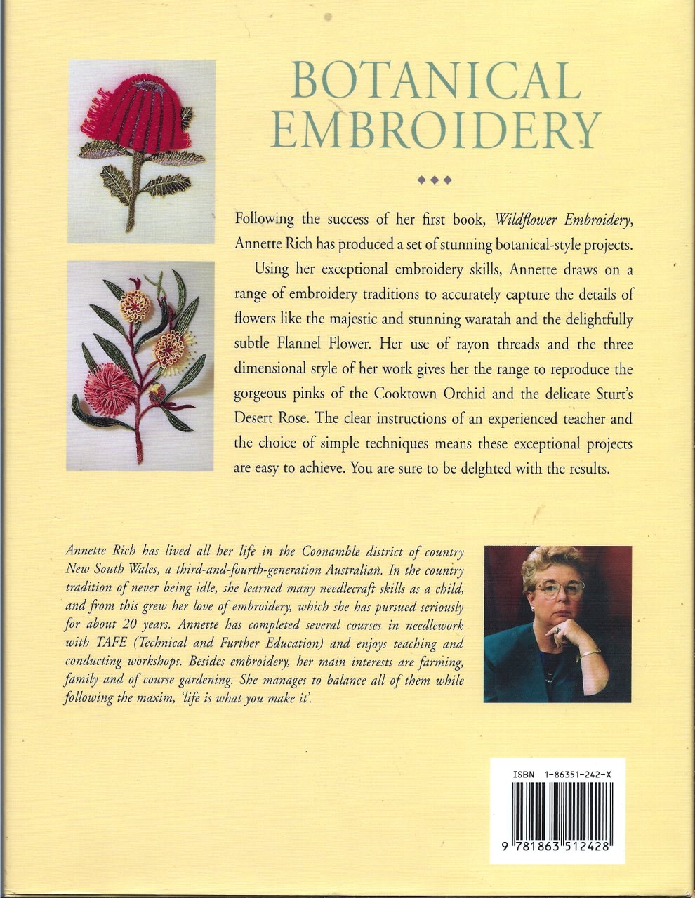Botanical Embroidery (Milner Craft Series),New