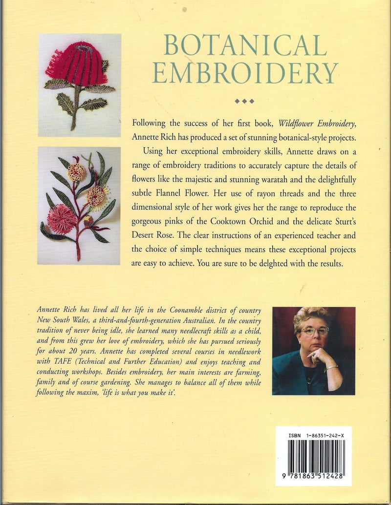 Botanical Embroidery (Milner Craft Series),Used