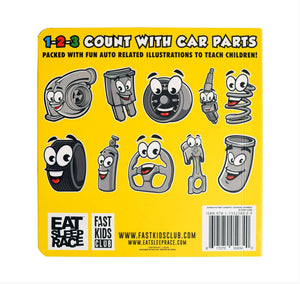 123 Count with Car Parts (123 Baby Book, Children's Book, Toddler Book, Kids Book),Used