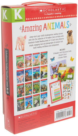 Amazing Animals Ad Kindergarten Box Set: Scholastic Early Learners (Guided Reader)