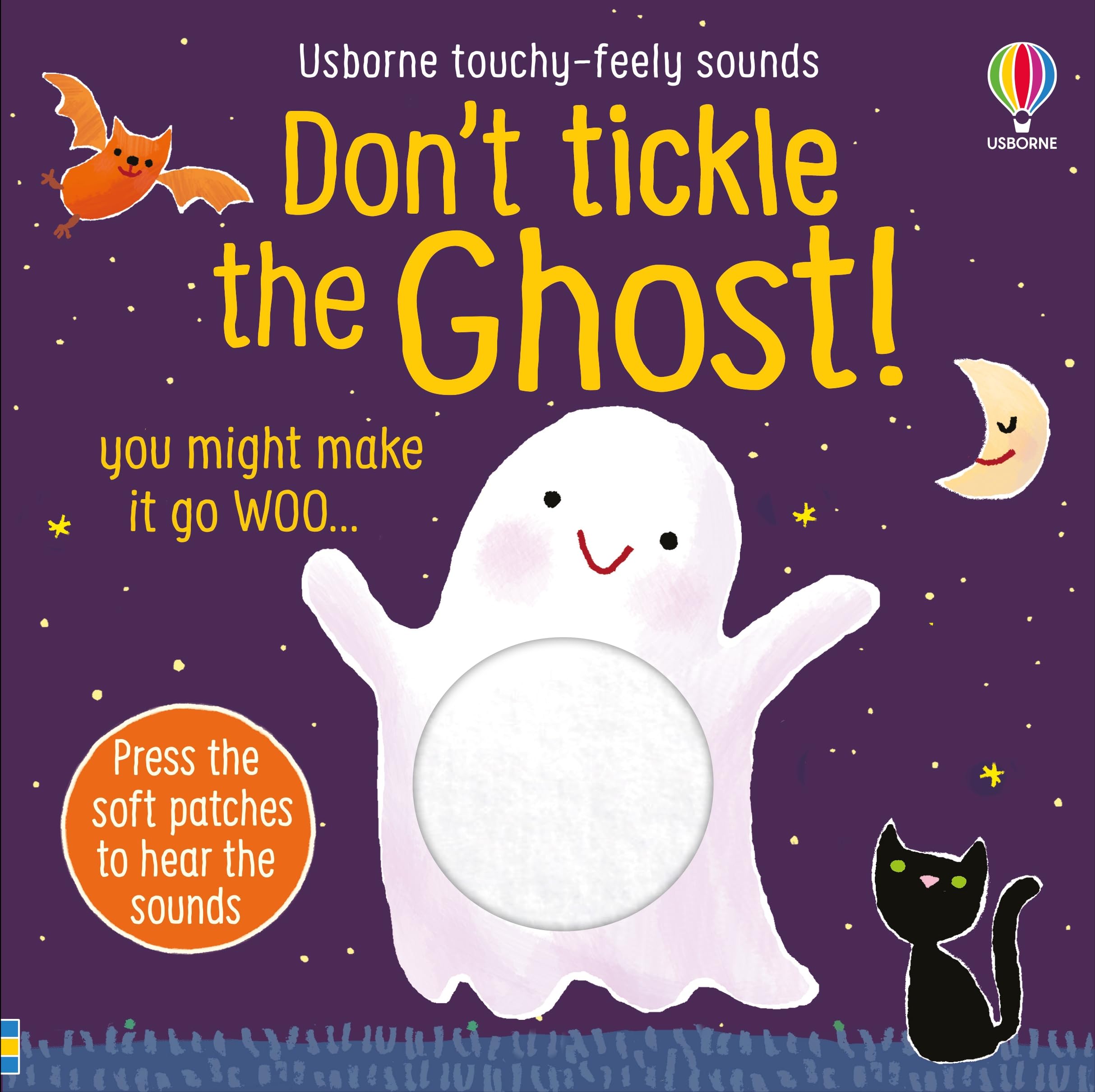 Don't Tickle the Ghost!: A Delightful TouchandFeel Halloween Adventure with Fun Sounds, Perfect for Fall 2024, Discover the Ma,New