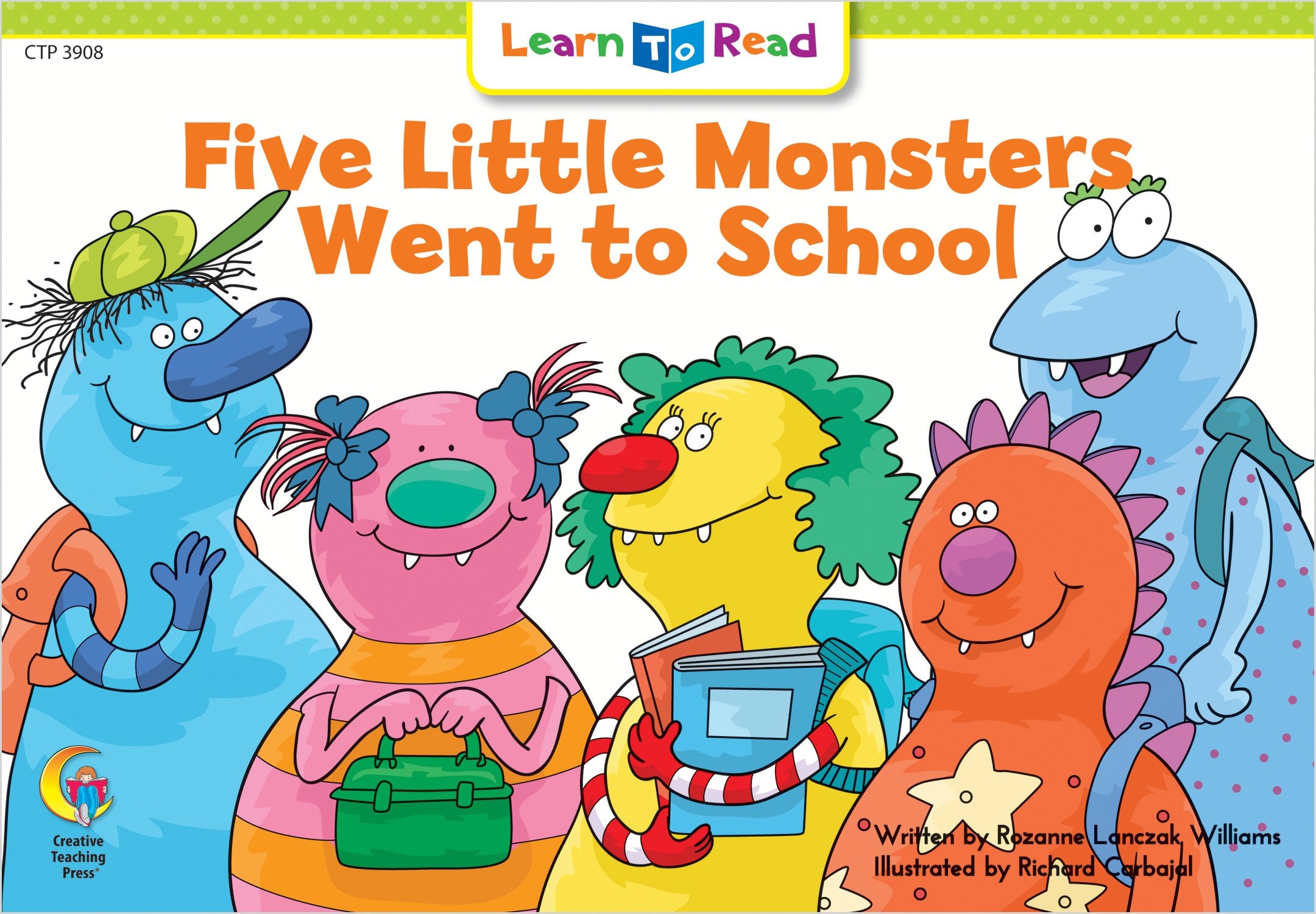 Five Little Monster Went To School (Social Studies Learn To Read),Used