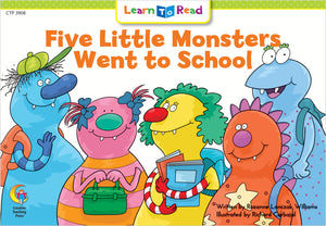 Five Little Monster Went To School (Social Studies Learn To Read),Used