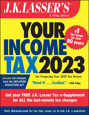 J. K. Lasser's Your Income Tax 2023: For Preparing Your 2022 Tax Return,Used