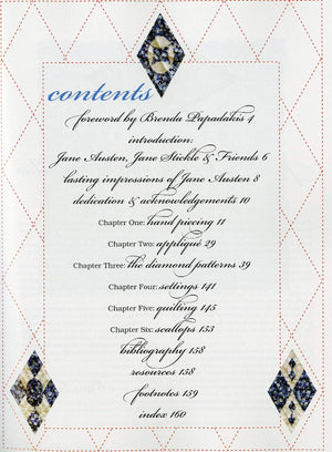 Quilted Diamonds: Jane Austen, Jane Stickle & Friends [Perfect Paperback],Used