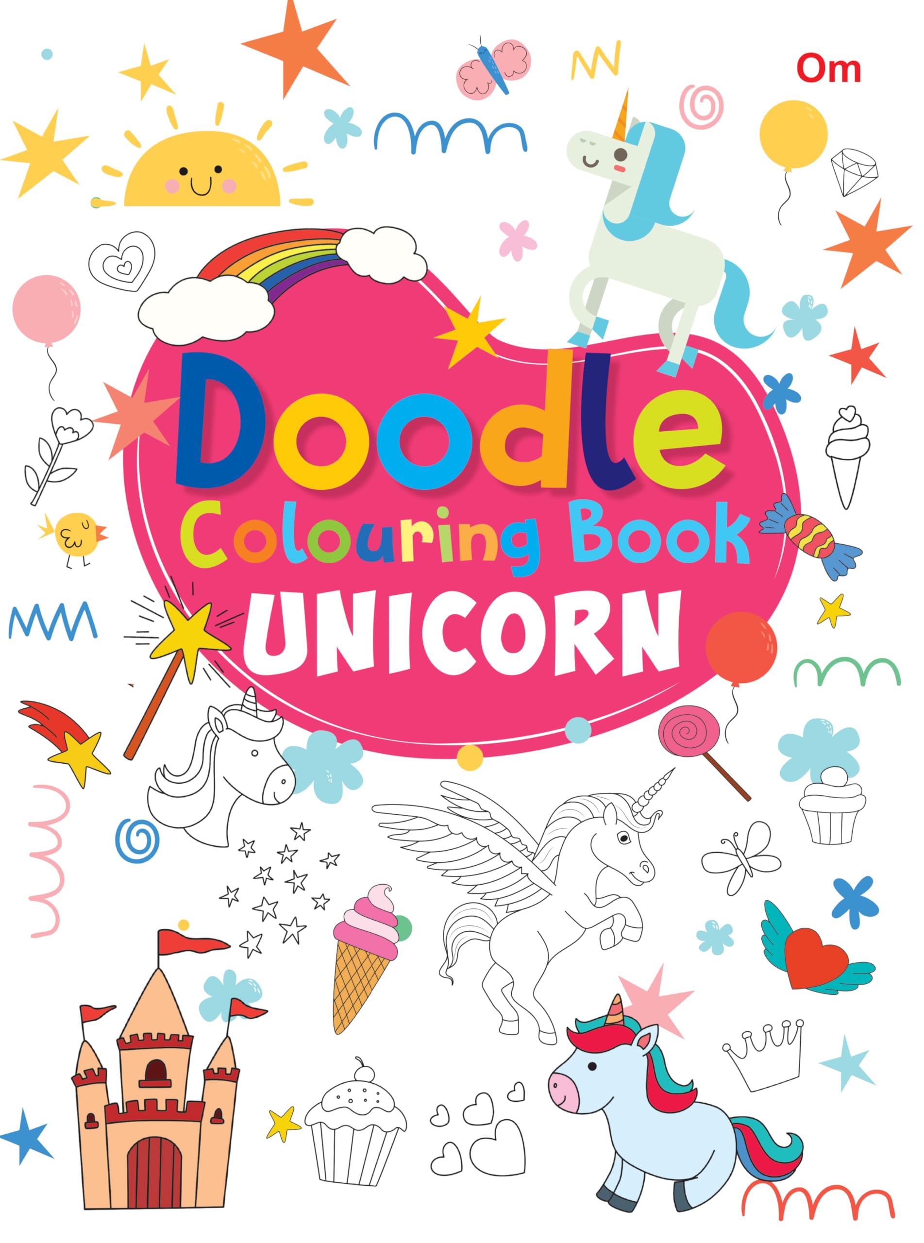 Colouring Book: Doodle Colouring Book Unicorn