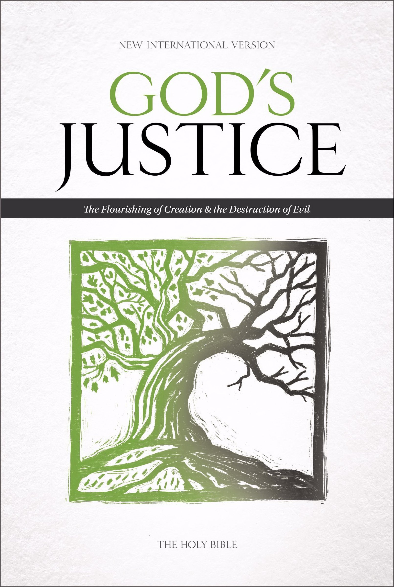 NIV, God's Justice Bible, Hardcover: The Flourishing of Creation and the Destruction of Evil,Used