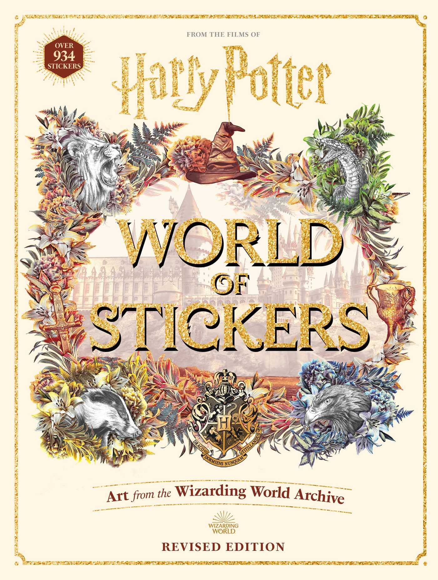 Harry Potter World Of Stickers (Collectible Art Stickers),New
