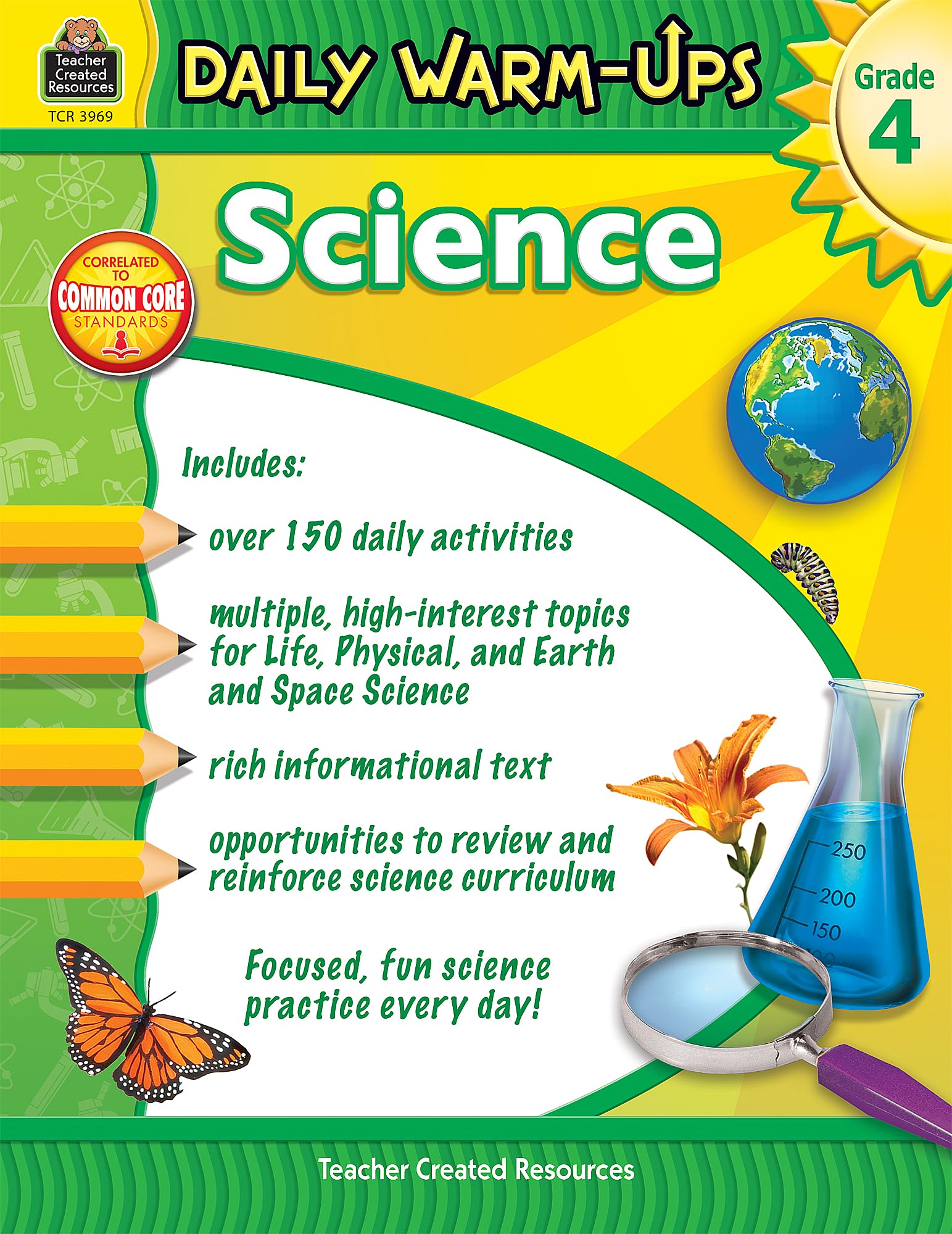Daily WarmUps: Science Grade 4: Science Grade 4,Used