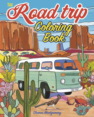 The Road Trip Coloring Book: Over 45 Scenic Images (Sirius Creative Coloring)