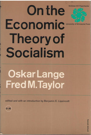 On the Economic Theory of Socialism,Used