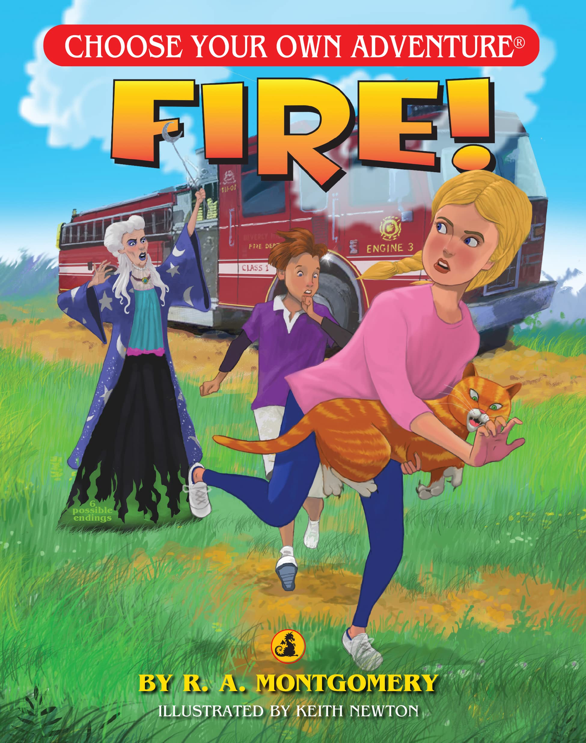 Fire! (Choose Your Own Adventure. Dragonlarks),Used