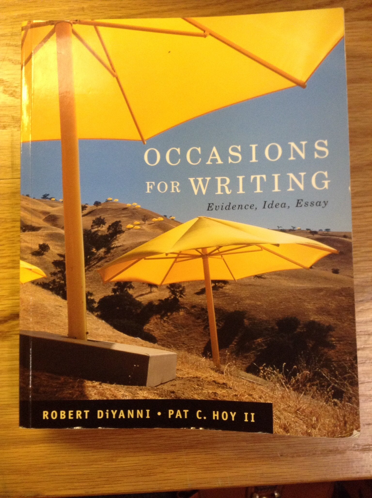 Occasions for Writing: Evidence, Idea, Essay,Used