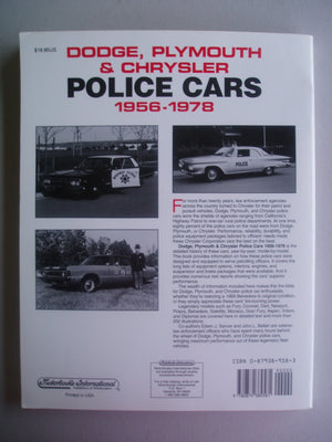 Dodge, Plymouth & Chrysler Police Cars 19561978
