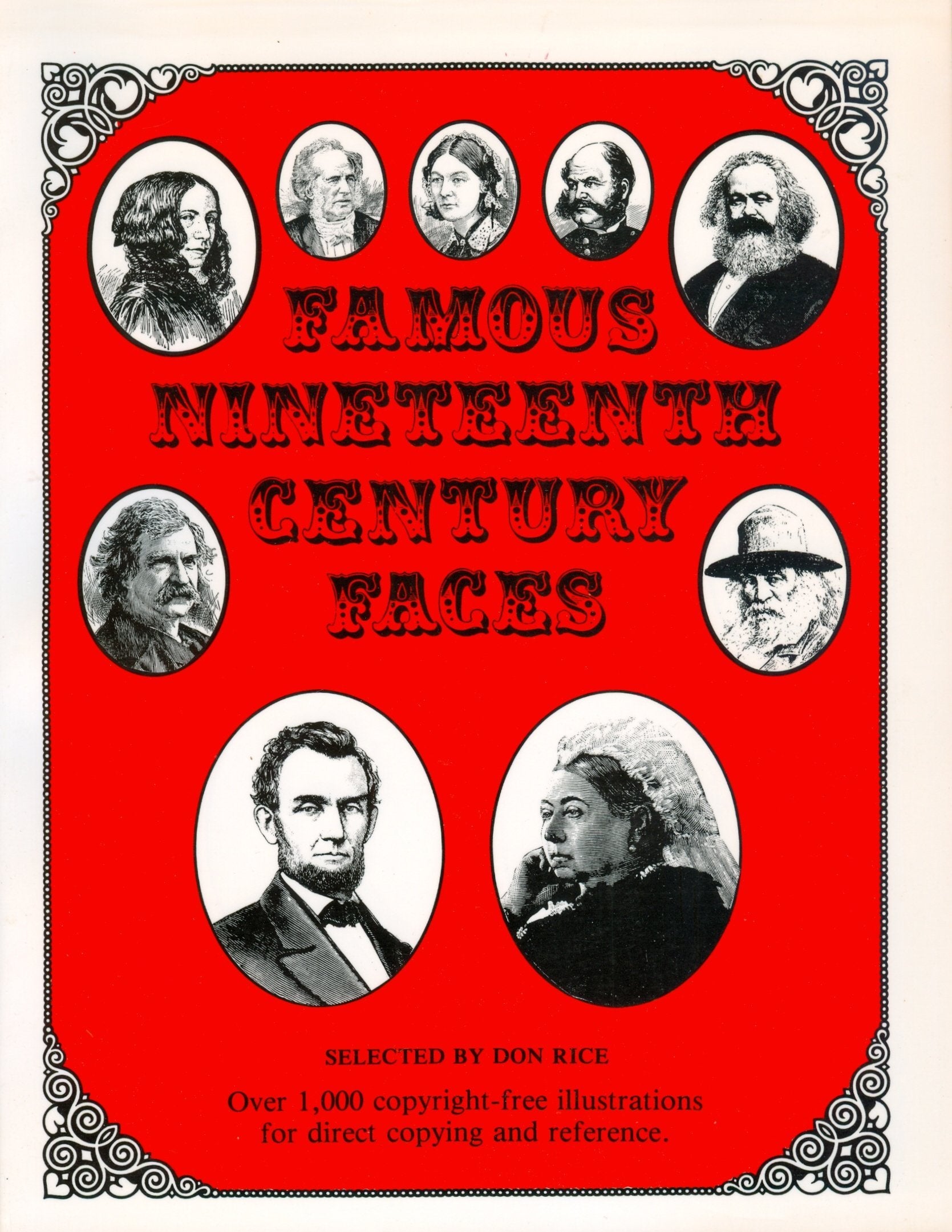 Famous Nineteenth Century Faces,Used
