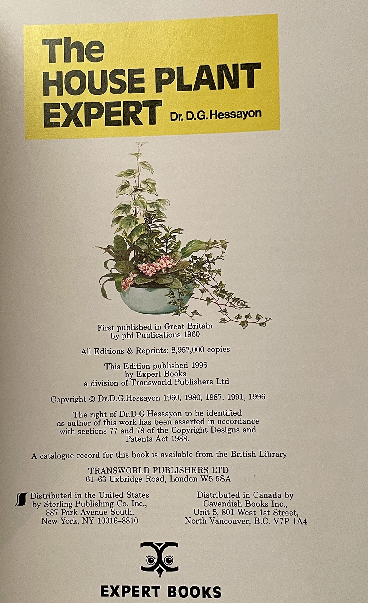The House Plant Expert (Expert Series),Used