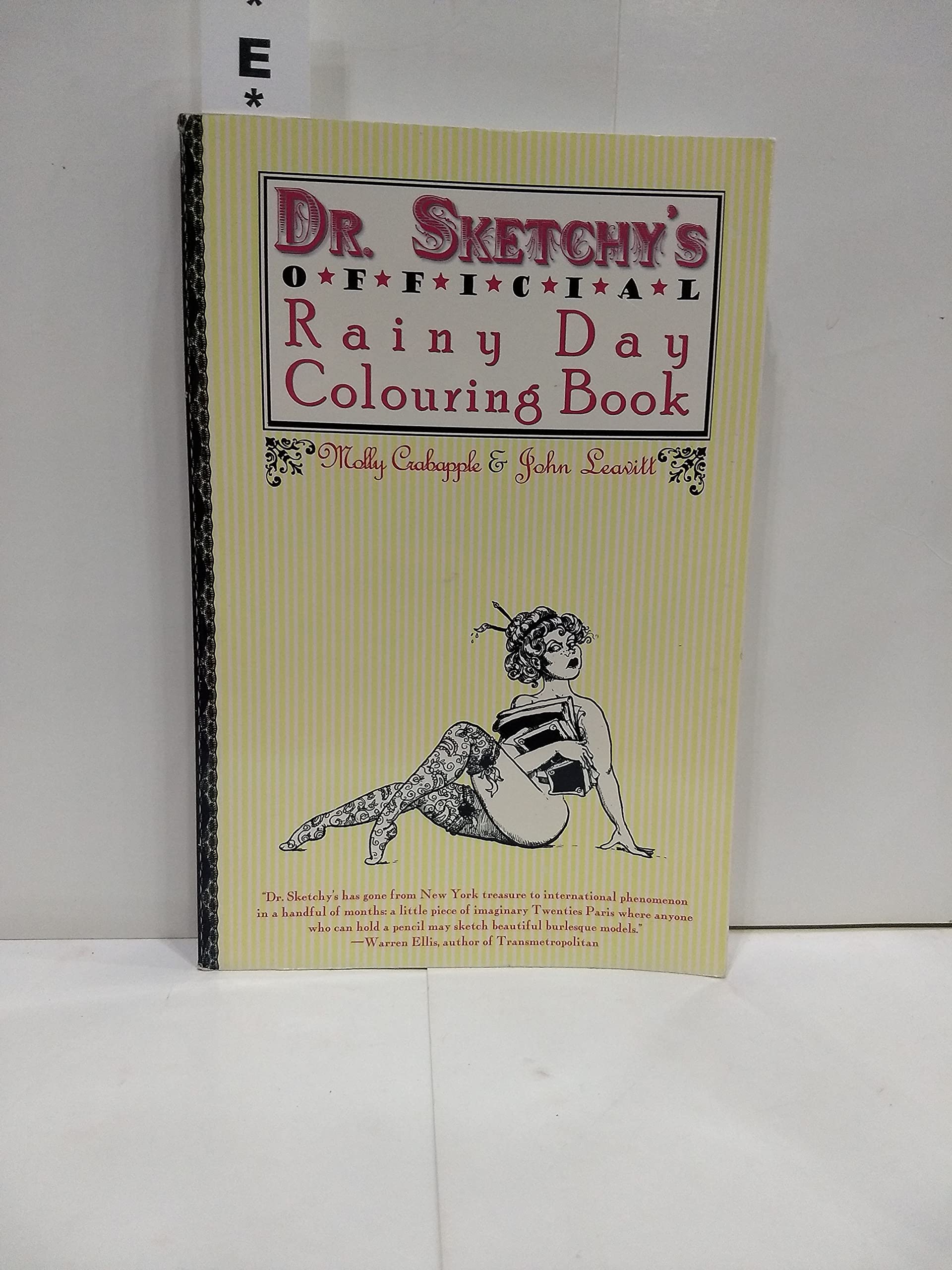 Dr. Sketchy's Official Rainy Day Colouring Book,Used