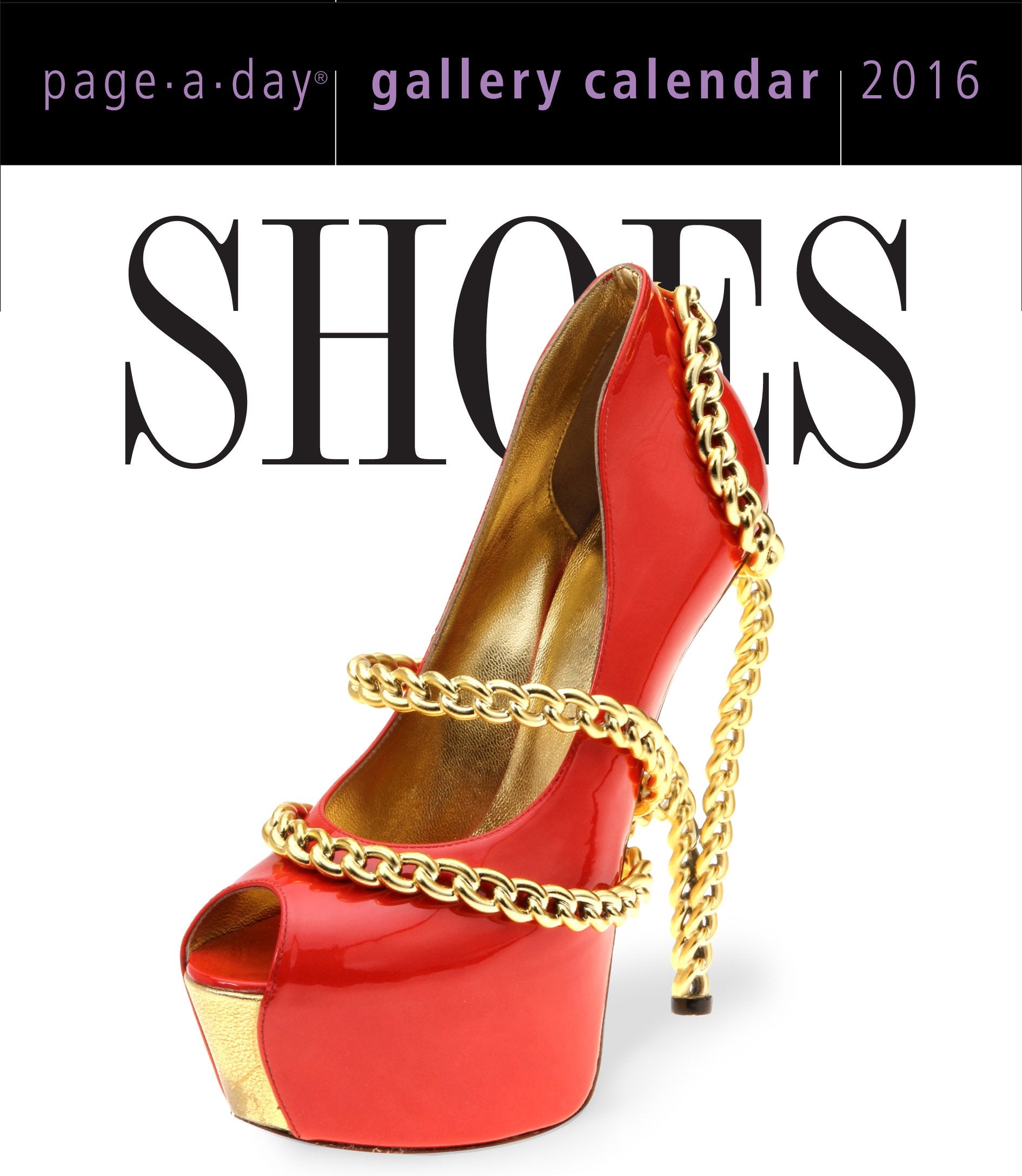 Shoes PageADay Gallery Calendar 2016,Used