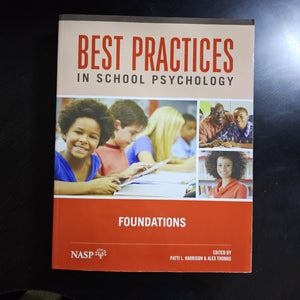 Best Pract.In School Psych.,Foundations-new,New