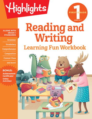 First Grade Reading and Writing (Highlights Learning Fun Workbooks),New