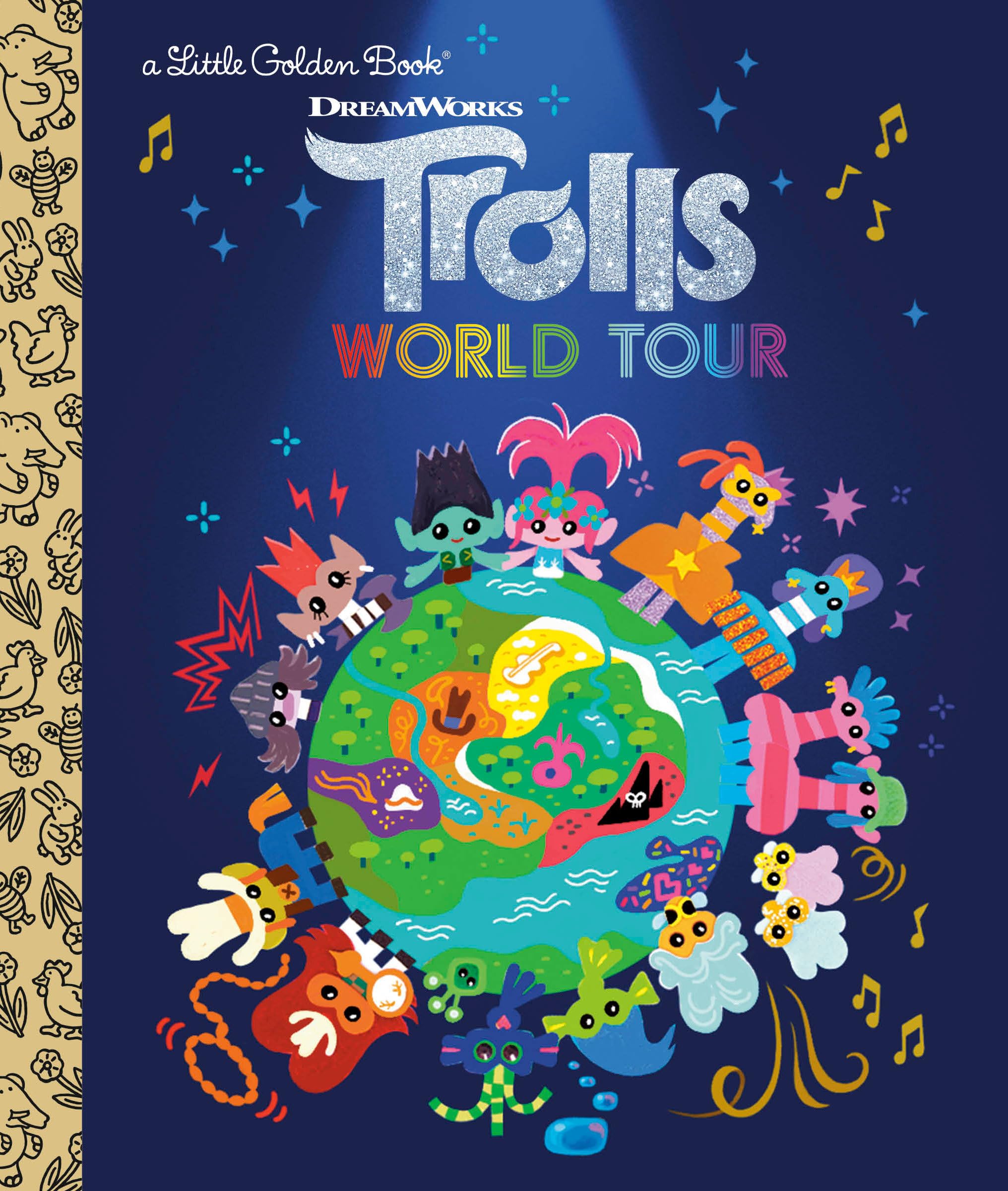 Trolls World Tour Little Golden Book (DreamWorks Trolls World Tour),Used