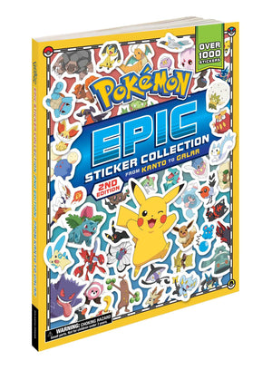Pokmon Epic Sticker Collection 2Nd Edition: From Kanto To Galar (2) (Pokemon Epic Sticker Collection),New