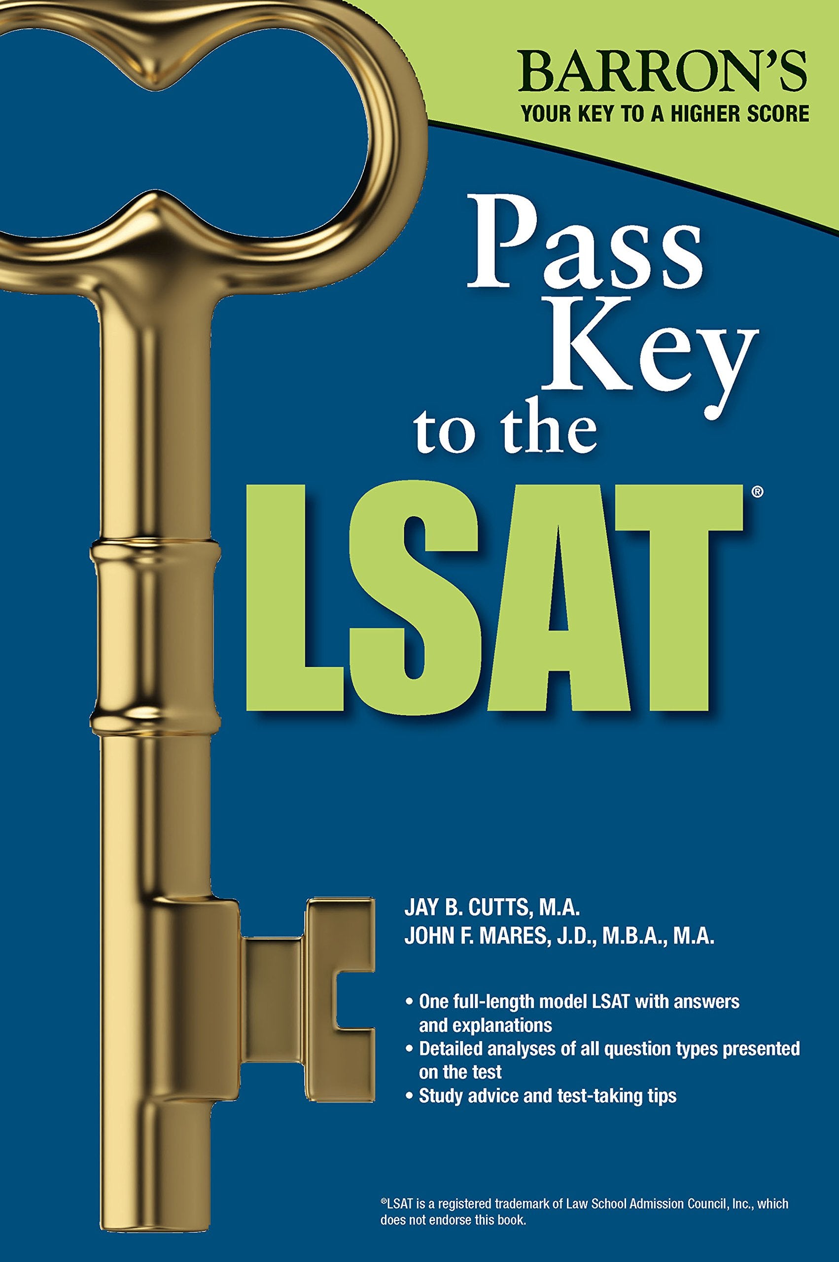 Pass Key To The Lsat (Barron'S Pass Key),Used