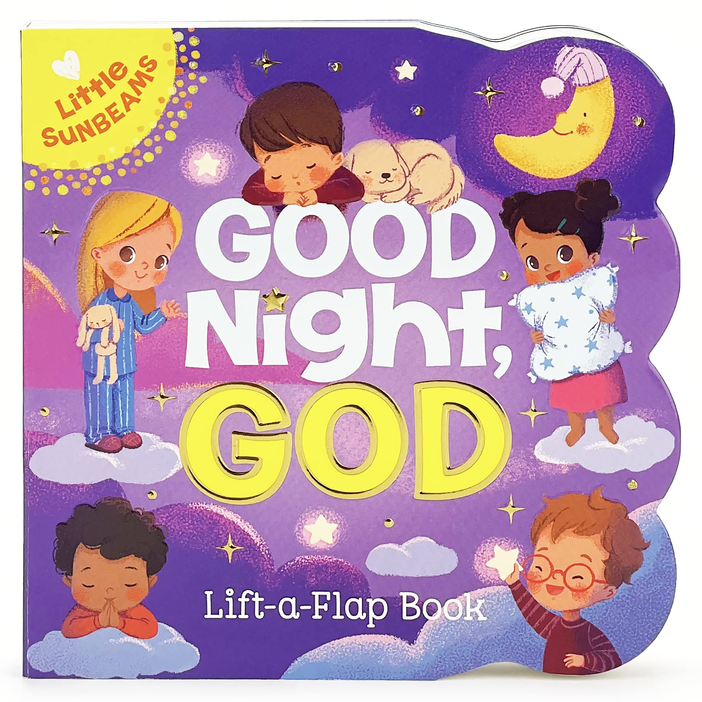 Good Night, God  LiftaFlap Board Book Gift for Easter Basket Stuffer, Christmas, Baptism, Birthdays Ages 15 (Little Sunbeams,New