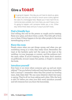 Life...The Reader's Digest Version: Great Advice, Simply Put,Used