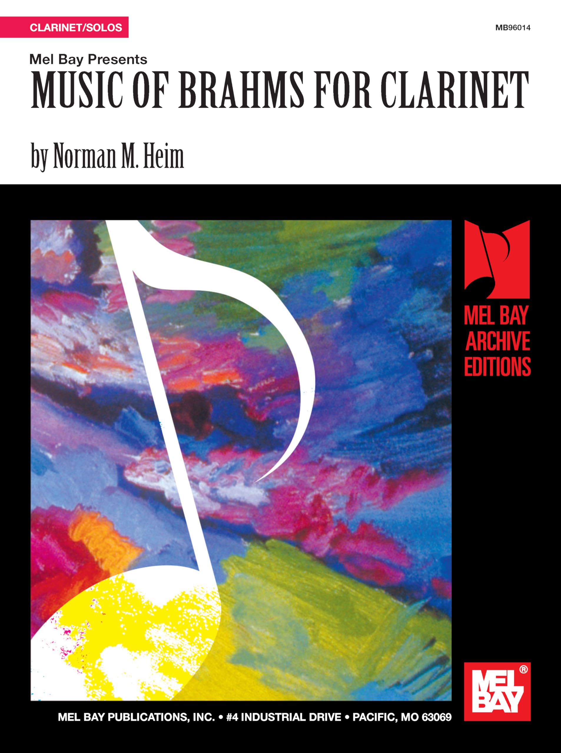 Music of Brahms for Clarinet,Used