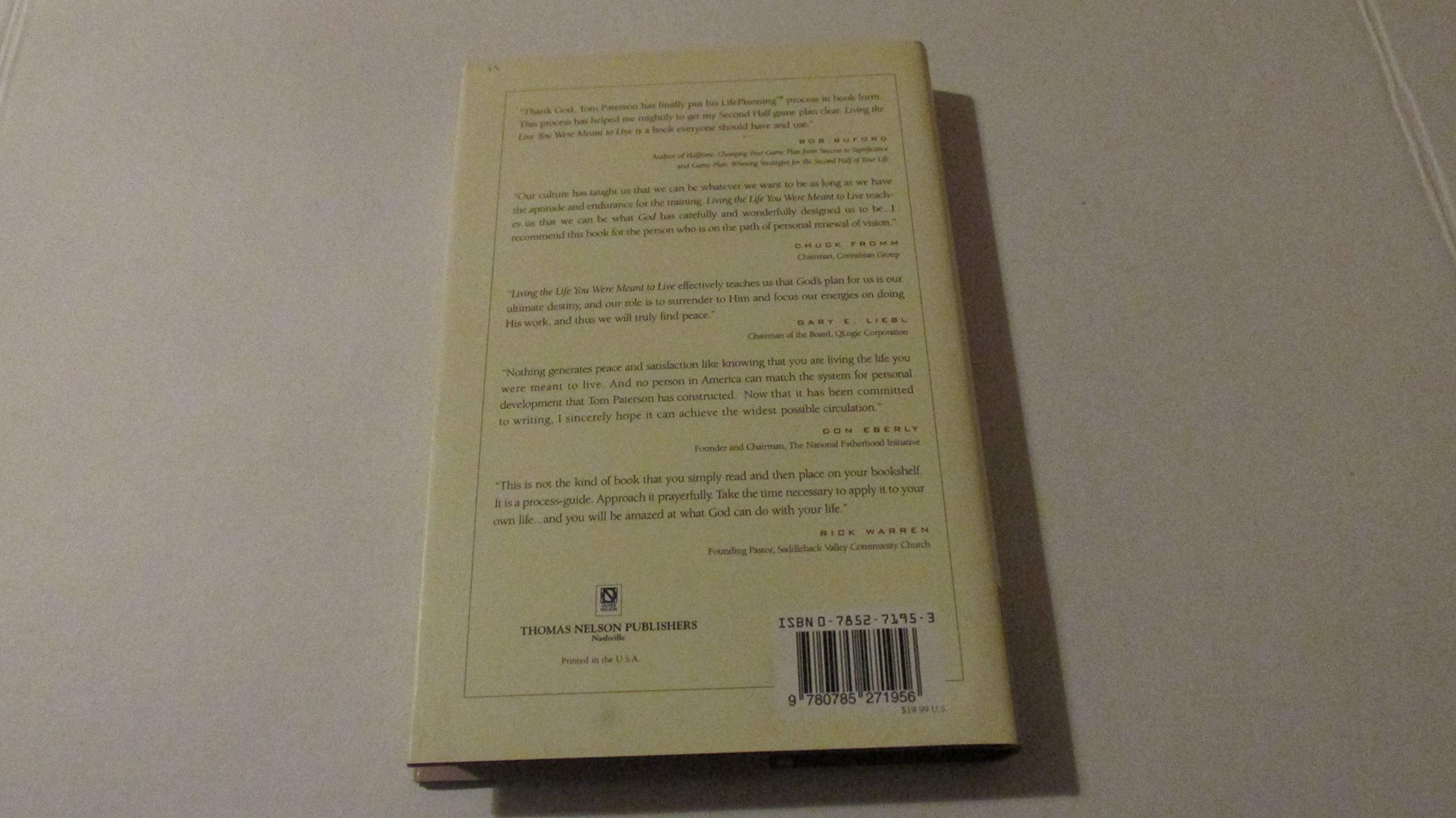 Living The Life You Were Meant To Live