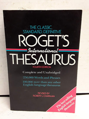 Roget's International Thesaurus,Used