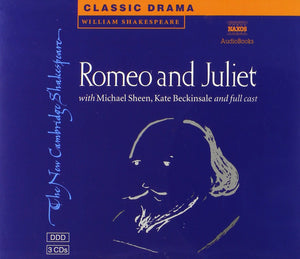 Romeo and Juliet 3 Audio CD Set (New Cambridge Shakespeare Audio),Used