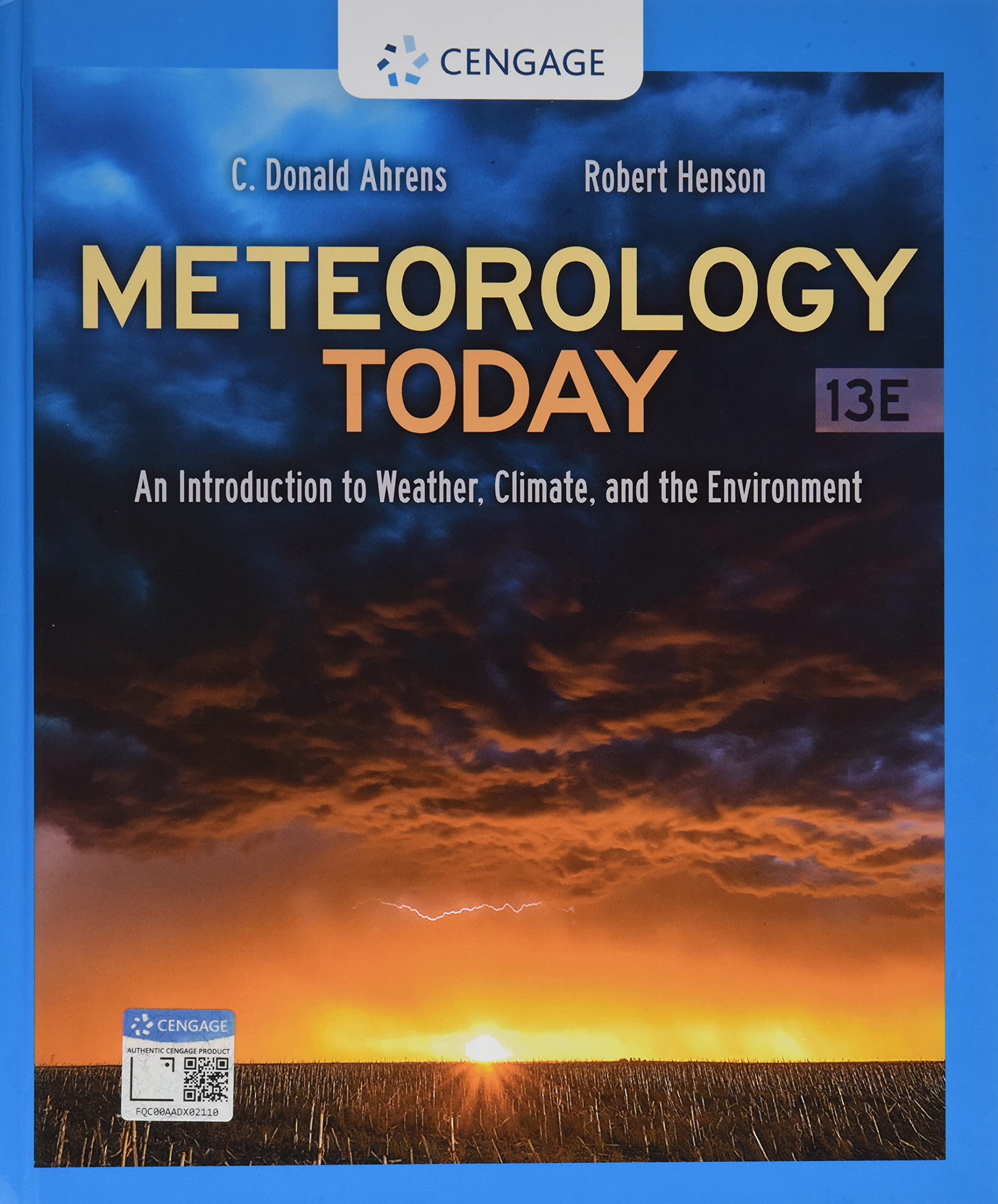 Meteorology Today: An Introduction To Weather, Climate, And The Environment (Mindtap Course List),New