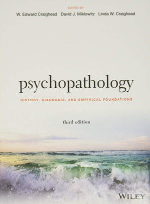Psychopathology: History, Diagnosis, and Empirical Foundations,Used