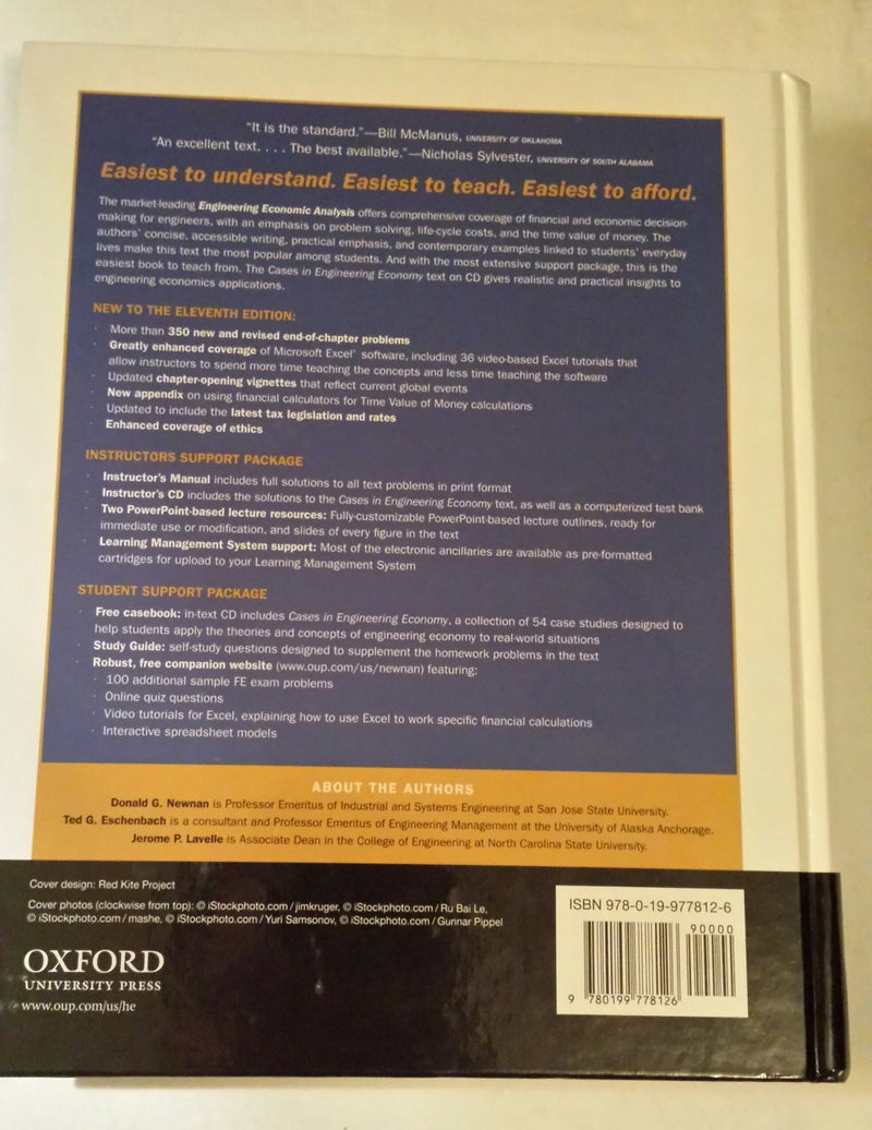 Engineering Economic Analysis,New