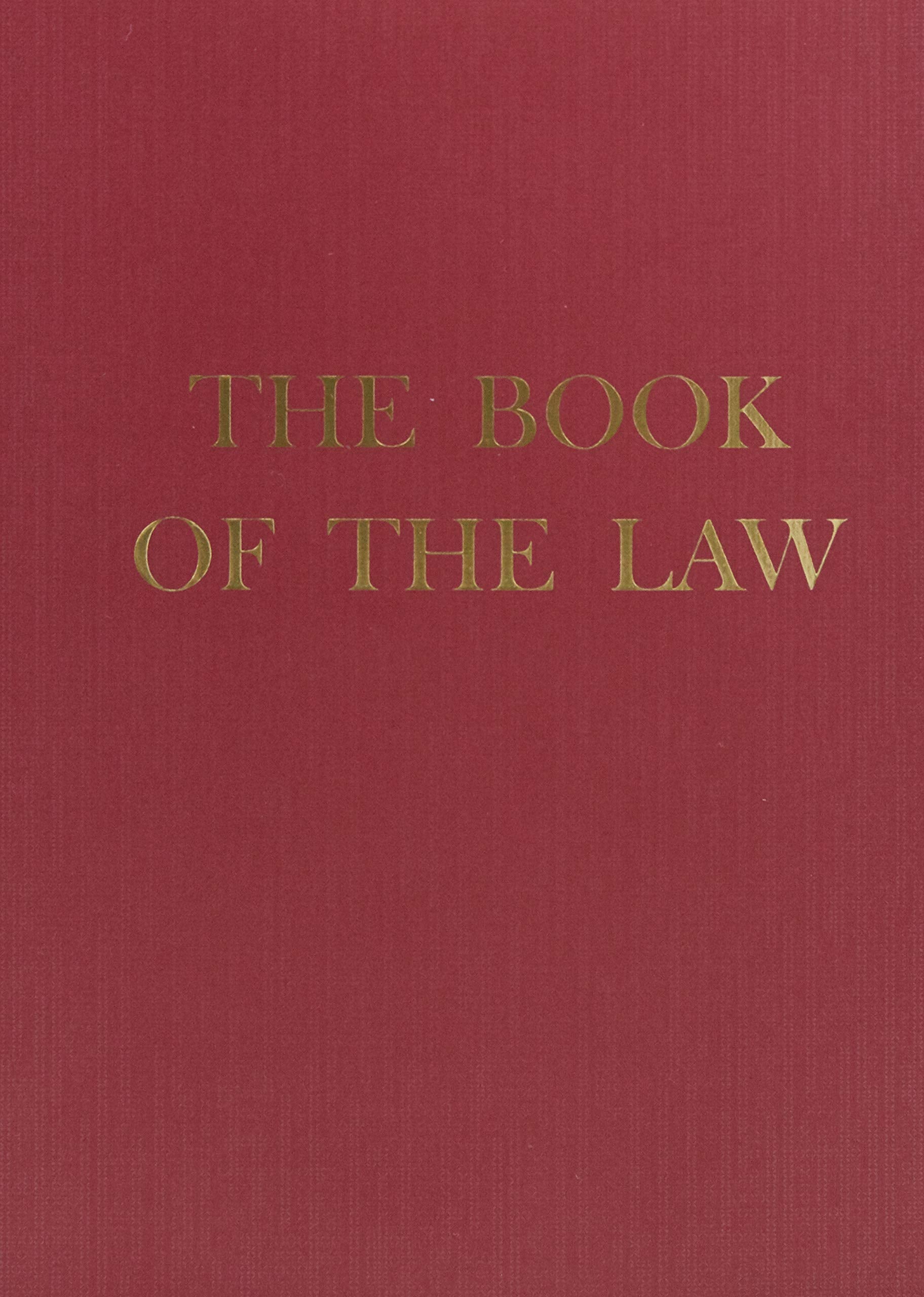 The Book of the Law,New