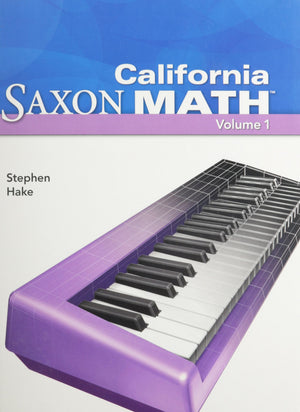 Saxon Math Intermediate 4: Student Edition Vol. 1 2008