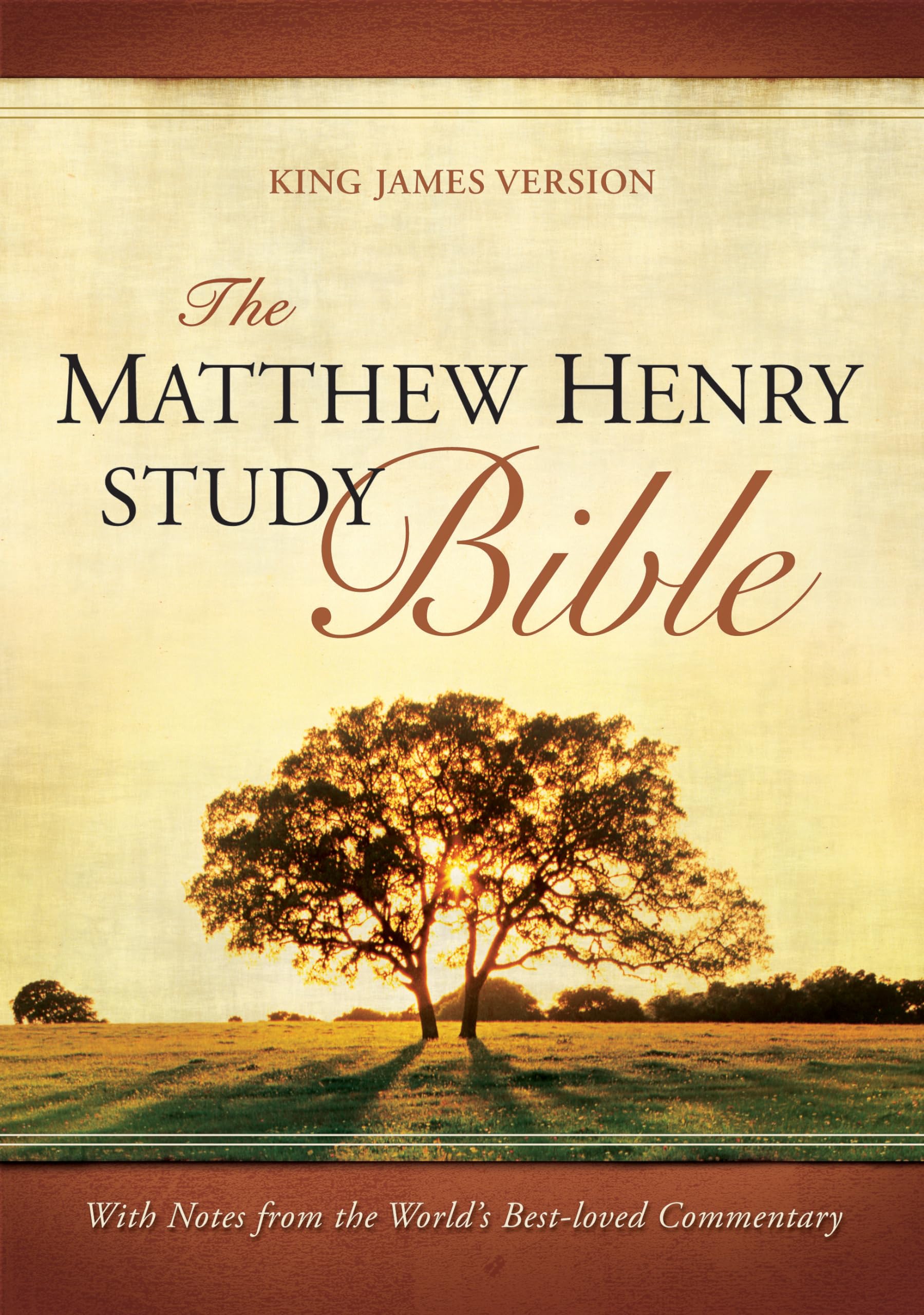The Matthew Henry Study Bible (Hardcover, Red Letter),Used