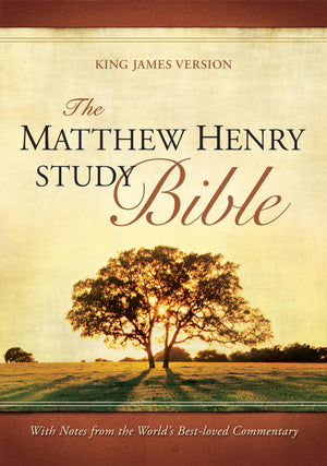 The Matthew Henry Study Bible (Hardcover, Red Letter),Used
