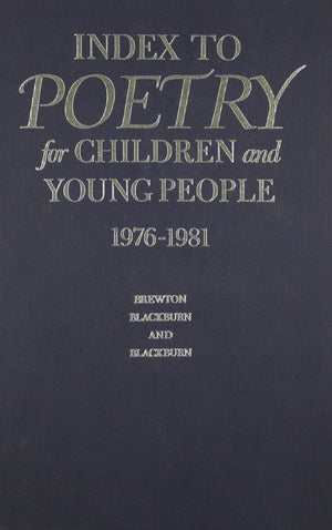 Index to Poetry for Children and Young People: 19761981,Used