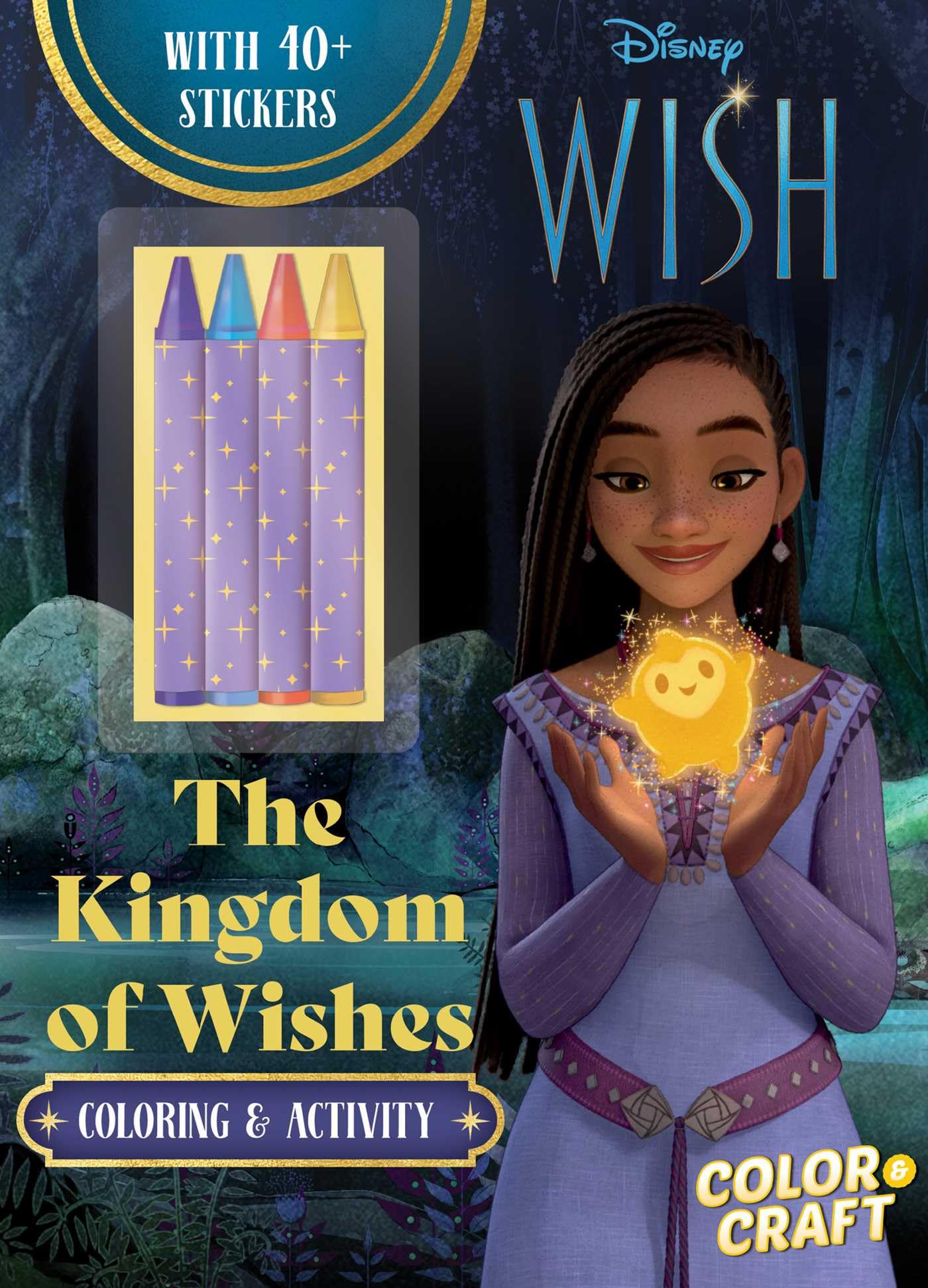 Disney Wish: The Kingdom Of Wishes Color And Craft (Coloring & Activity With Crayons),New